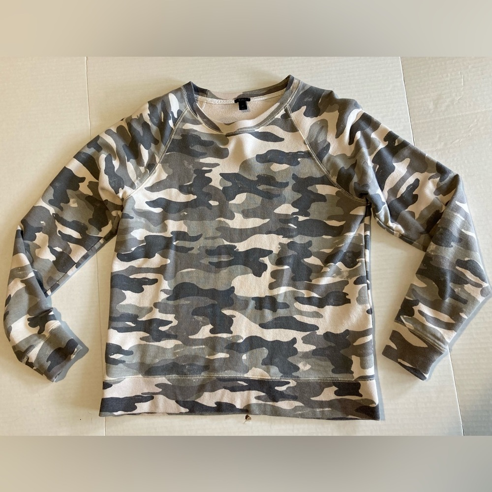 J Crew long sleeve camo shirt